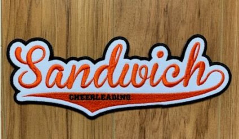 Name Patch | Letterman Jacket Patch | Cheer Patch | Mascot Patch | Sports Uniform Patch for Jackets | Custom Patches | Personalized Patches image 9