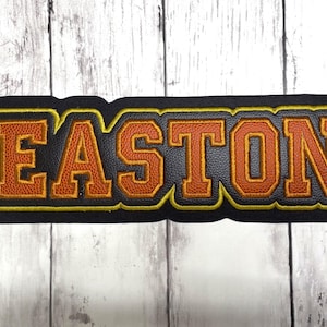 Personalized Letterman Jacket Name Patch | Custom Jacket Patches | Vinyl Name Patch | Custom Name Patch | Letterman Jacket Patches image 15