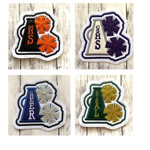 Megaphone Letterman Jacket Patch | Cheerleader Letterman Jacket Patch ...