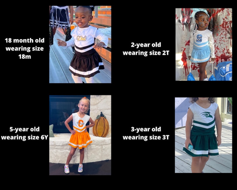 Personliga cheerleaderuniformer | Cheerleaderkläder för flickor | Personlig cheerleaderuniform | Cheerleader-outfit | Anpassad cheerleaderuniform bild 6