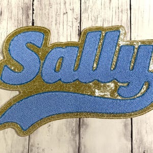 Personalized Chenille Letterman Jacket Patch | Custom Jacket Patches | Chenille Patches for Jackets| Football Patches | Cheer Patches image 19