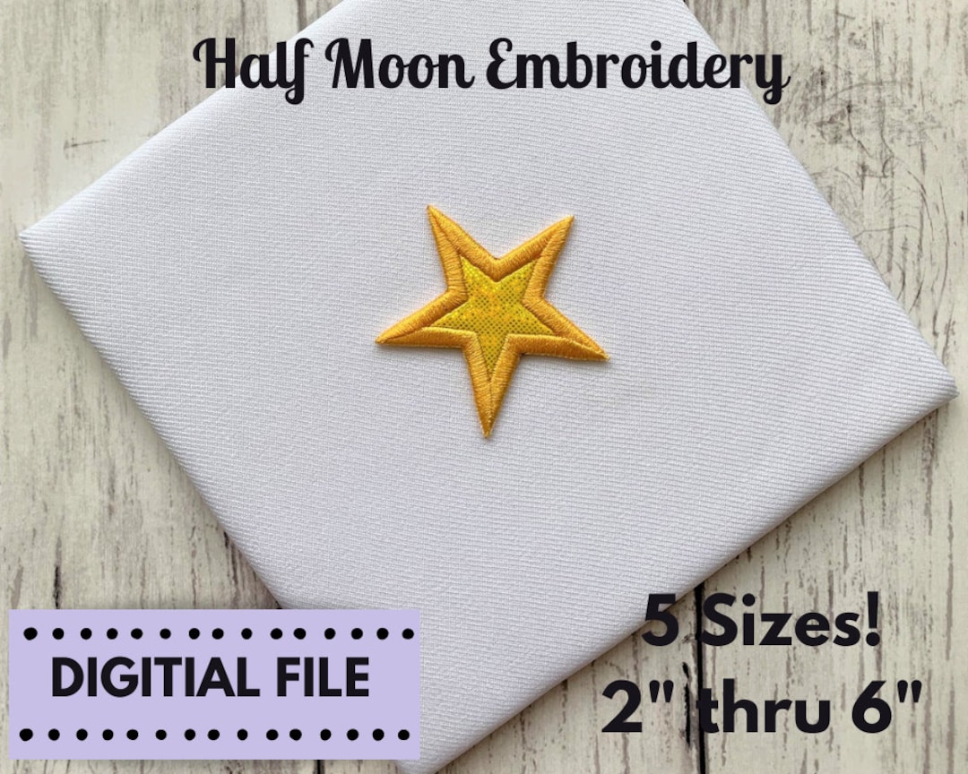 BOGO Free Mini Star Applique Embroidery Design Star Embroidery Design