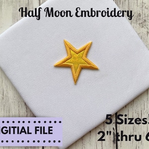 BOGO Free! Mini Star Applique Embroidery Design | Star Embroidery Design |  Star Border Embroidery Design | Shape Applique Embroidery Design
