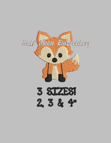 BOGO Free! Mini Fox Embroidery Design | Small Fox | Forest Animal Embroidery Design | Woodland Creature Embroidery Design | Woodland Animal