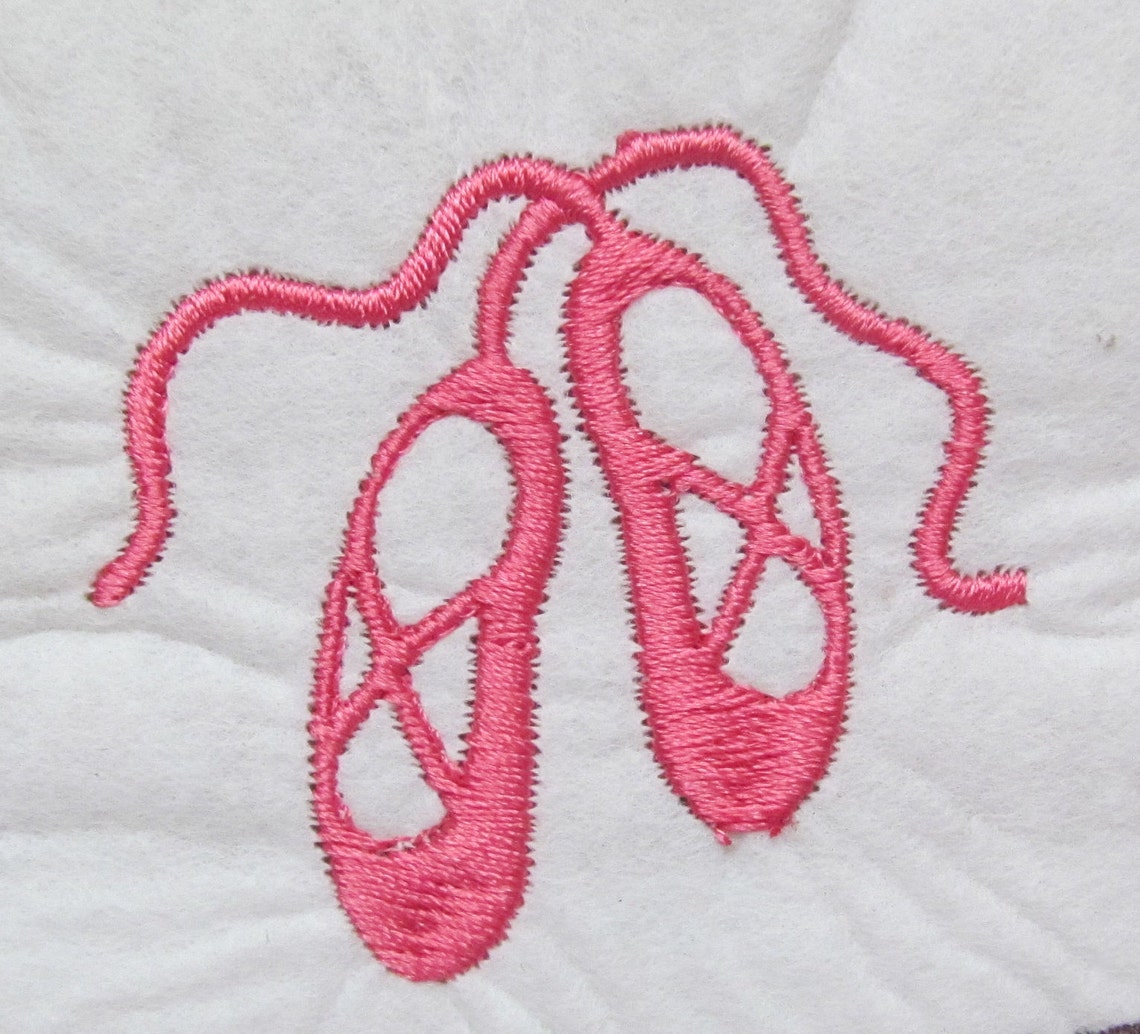 BOGO Free Ballet Shoes Embroidery Design Ballet Slippers Etsy