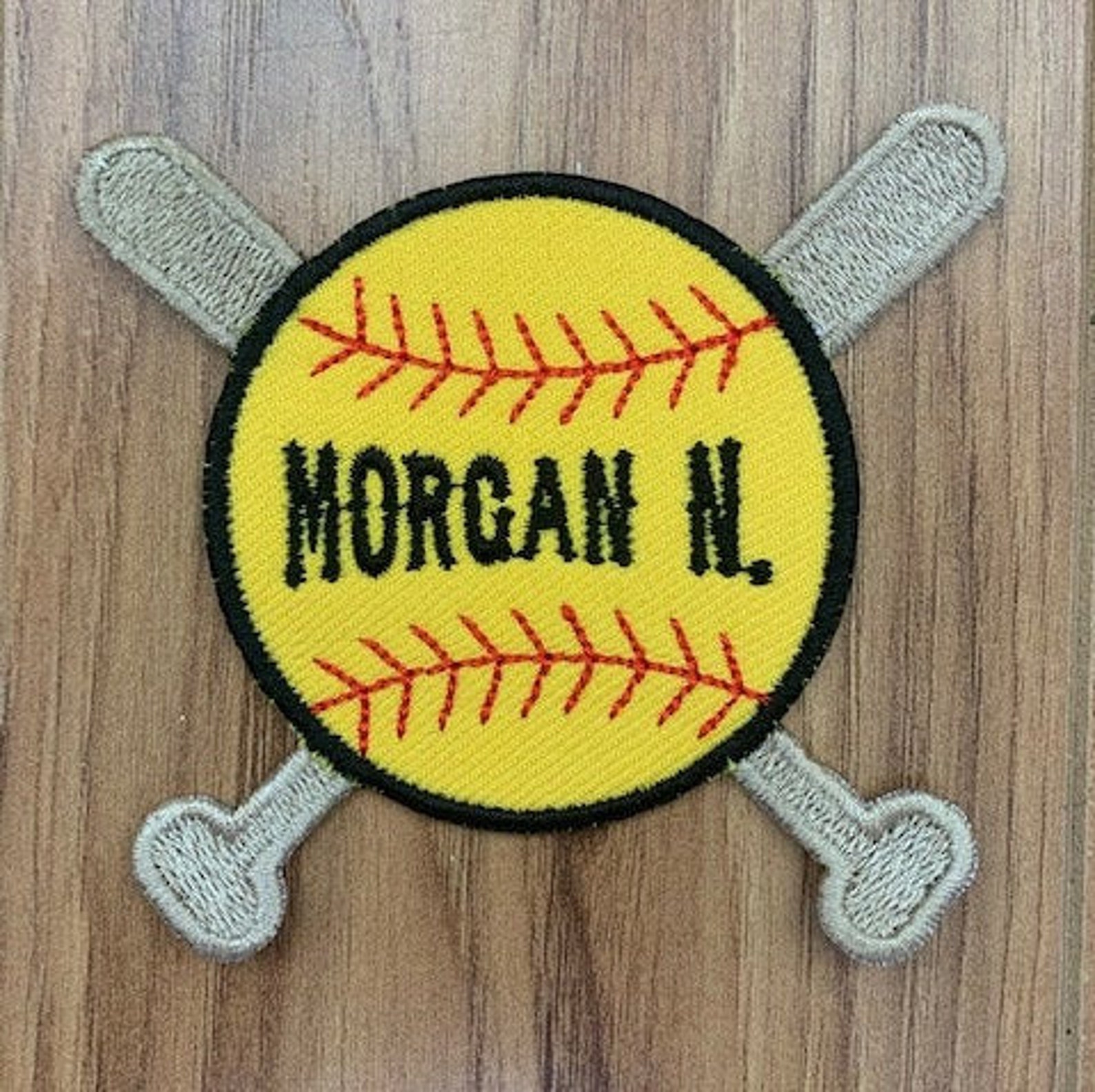 Custom Baseball Patch Custom Softball Patch Personalized Etsy