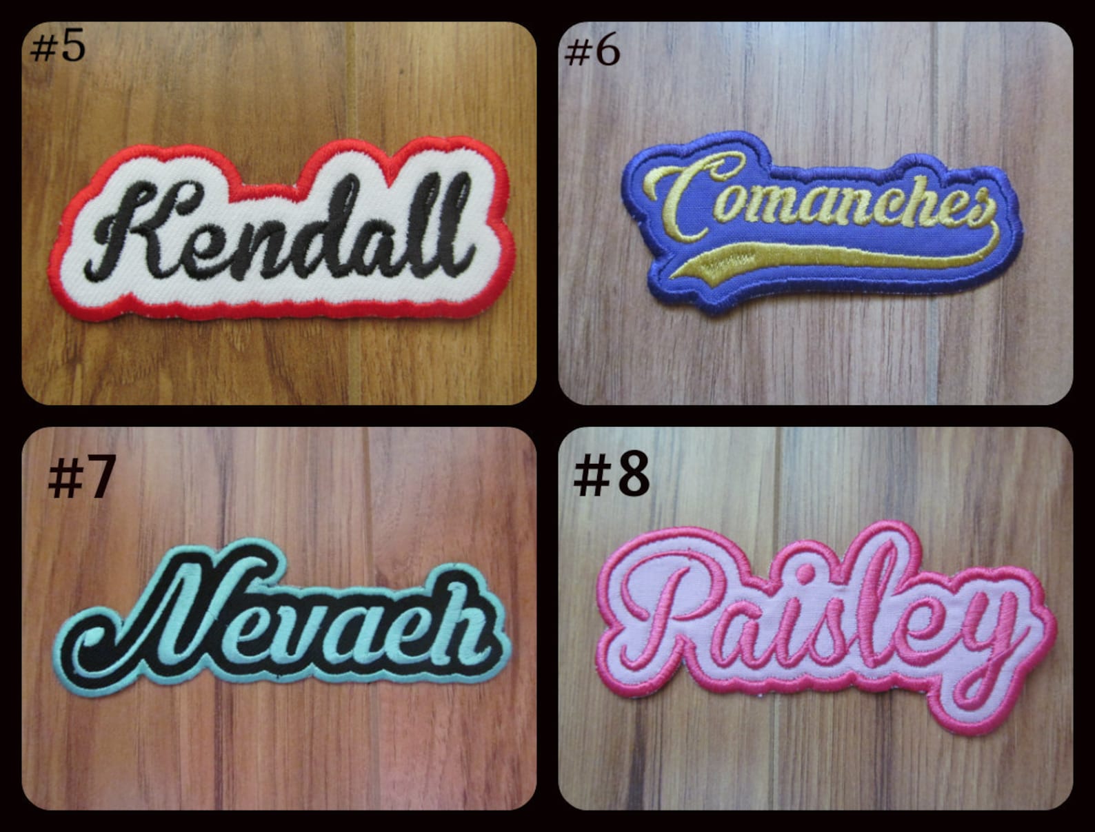Name Patch Letterman Jacket Patch Cheer Patch Mascot Etsy