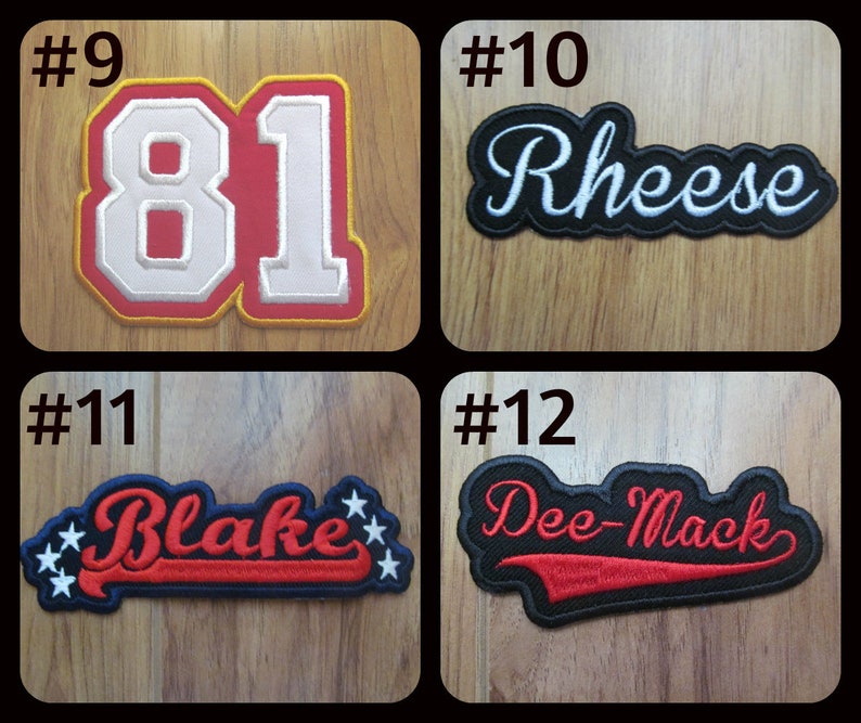 Name Patch Letterman Jacket Patch Cheer Patch Mascot Etsy