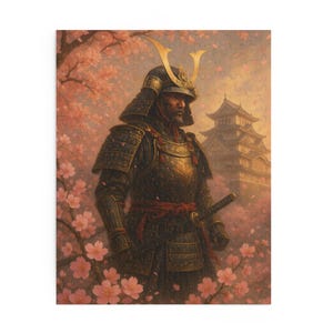 Japanese Jigsaw Puzzle Samurai Warrior Puzzle (120, 252, 500-Piece) | Stress Relief Activity, Gift for Adults