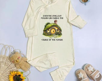 Even The Smallest Person Quote Baby Bodysuit, Storybook Baby Romper, Bookish Baby Outfit