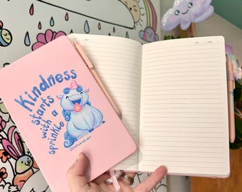 Kindness Unicorn Journal, Diary with Pen