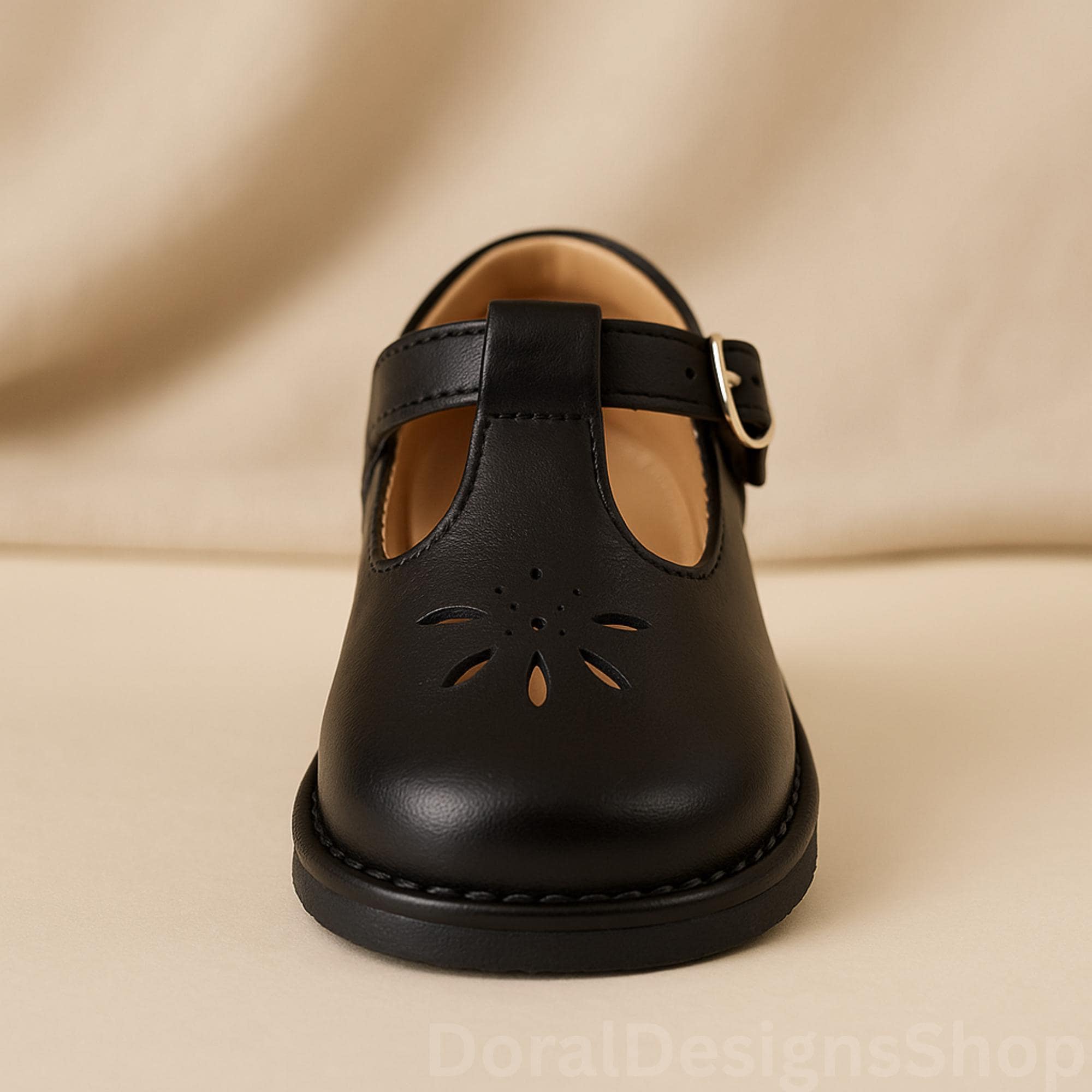 Red Dr Martens Mary Jane Shoes