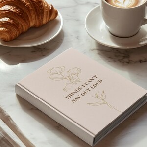 Elegant Hardcover Journal for Self-Reflection, Gift for Writers, Creative Journal, Inspirational Notepad, Self-Love Affirmation Notebook