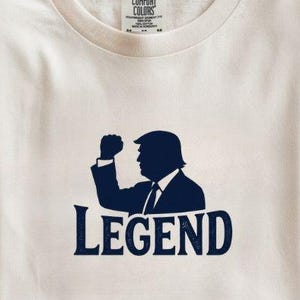 Trump Legend PNG, Patriotic Silhouette T-Shirt Design, Trump Sublimation Graphic
