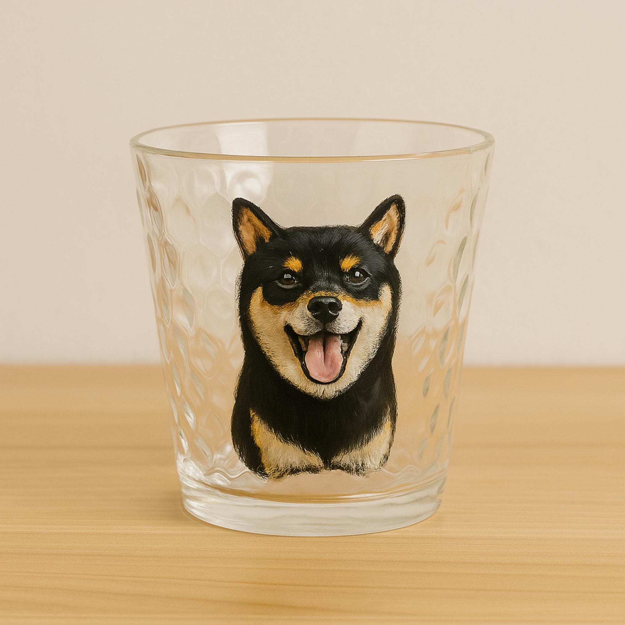 Custom Multiple Pet Portrait Glass – Hand Painted Dog Cat Faces on One Cup – Personalized Memorial Glass – Gift for Pet Lovers -Pet Gifts