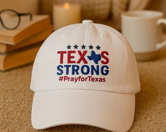 Gorra de béisbol bordada "Texas Strong", "Ama a tu estado Texas", "Ora por Texas", "Gorra Texas Hill Country", "Apoya a Texas"