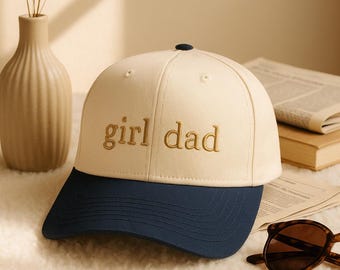 Girl Dad Embroidered Trucker Cap- Girl Dad Hat - Father's Day Gift - Dad Life Hat- New Dad Gift - Custom Embroidery - Girl Dad Trucker Hat