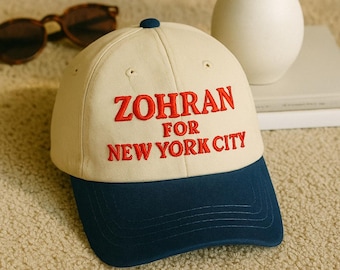 Embroidered Zohran For New York City Hat, Vote Zohran Rank Zohran Hat,Hot Girls Vote For Zohran Hat, Political Hat, Mayor Mamdani 2025 Hat