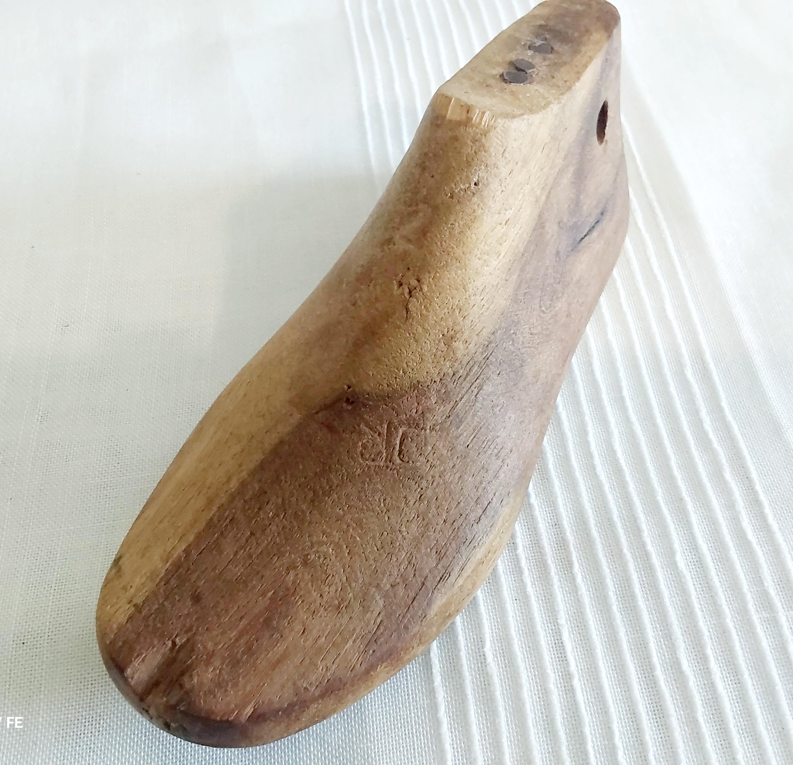 Wooden Foot Mold For Shoes Vintage WOODEN Cobbler Shoe High Heel