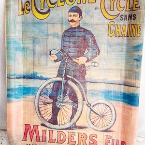 Vintage Le Cyclone Cycle San Chaine Tray