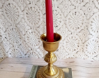 Vintage Brass Candlestick