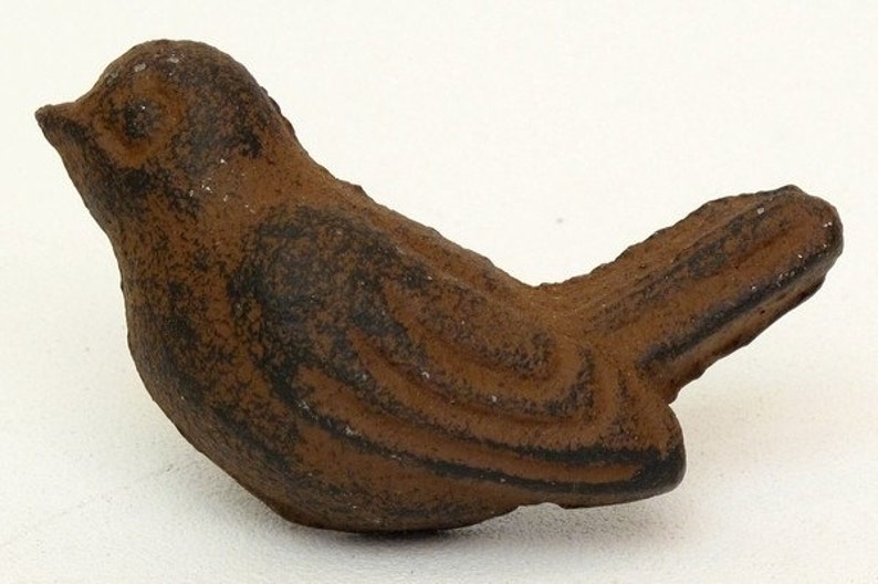 6 Cast Iron BIRD Drawer Knobs/ PullsSet of 6 Etsy