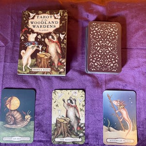 Lectura de Tarot de 3 cartas: Pasado, Presente y Futuro / Guía con la baraja Woodland Wardens