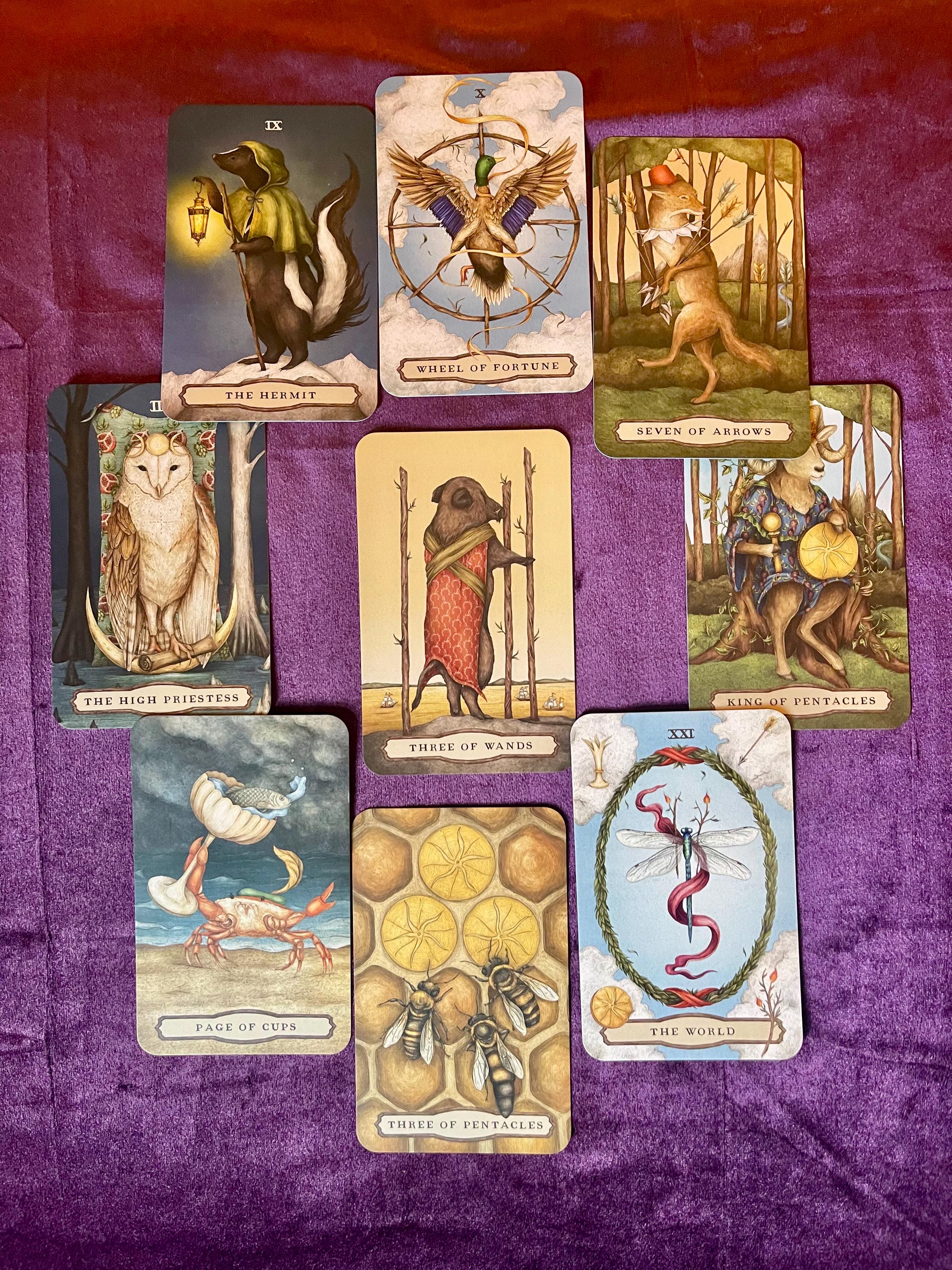 Woodland wardens tarot cards - Etsy 日本