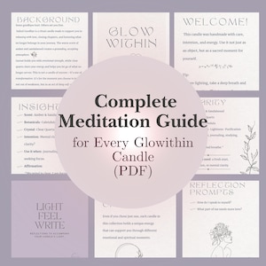 meditation guide for candle meditation step by step guide to meditate with candle ritual guide digital book how to meditate complete guide