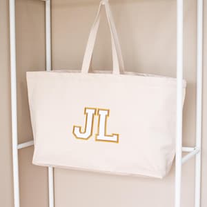 Supersize Bag XXL Oversize Canvas Shopper Giant Bag Large Travel Tote Weekender Bag Custom Name Tote Bag Personalised Extra Large Tote Bag