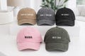 Custom Embroidered Baseball Cap – Personalized Vintage Hat with Slogan, Logo, or Text – washed faded style product logo