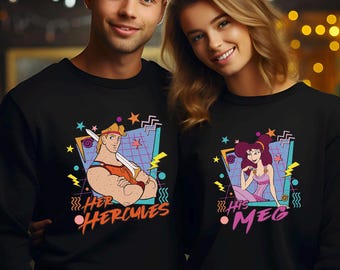 Sudadera de Hércules para él y para ella, Hércules de Disney, viaje familiar a WDW, camisetas de regalo para luna de miel, Magic Kingdom, 424424