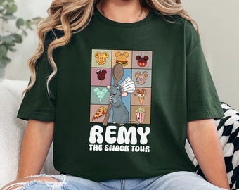 Camiseta de Disney Ratatouille, Ratón lindo de Disney, Chef Remy, Pixar Ratatouille, Remy Gusteau's, 423013