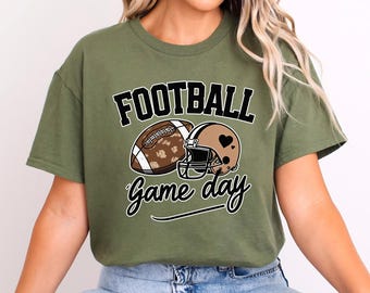 Football Game Day Shirt, Sport Mom Sweatshirt, American Football Hoodie, Football Lover Gift Hoodie, Football Season Crewneck, 423898