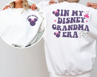Disney Grandma Grandpa Sweatshirt, Mickey Minnie Couple, Disneyland Grandparents Trip Hoodie, Family Disney Trip Crewneck, 423876