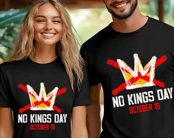 No Kings in America Shirt, Anti Trump, Political, Anti Maga, Crown No Kings, Protest, Nope Kings Tee, 424200