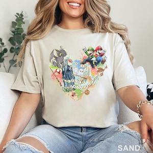 Watercolor Heart Epic Universe T-Shirt, Family Universe Park Trip Tshirt, Orlando Park Epic Universe Shirts, Disney Epic Shirt, 423416