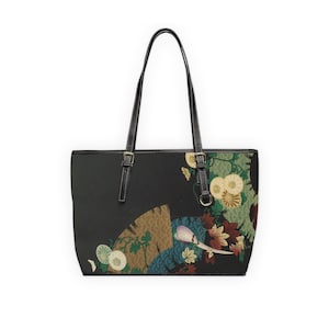 Elegante Schultertasche aus PU-Leder im japanischen KIMONO-Design – Schicke Handtasche für jeden Anlass, modische Tragetasche, stilvolle Geldbörse, Geschenk für Sie