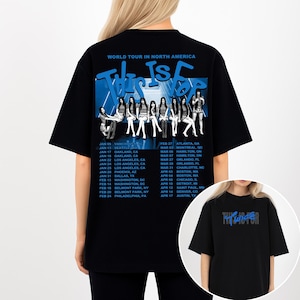 TWICE 5TH WORLD TOUR Tシャツ　MINA TWICE Ready To Be Mina Uniform Shirt Free Size 5th World Tour Once