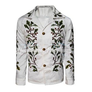 Veste Style Tailleur Vintage - Motif Floral Bright - Taille 4-6 - Tissu Léger En Coton