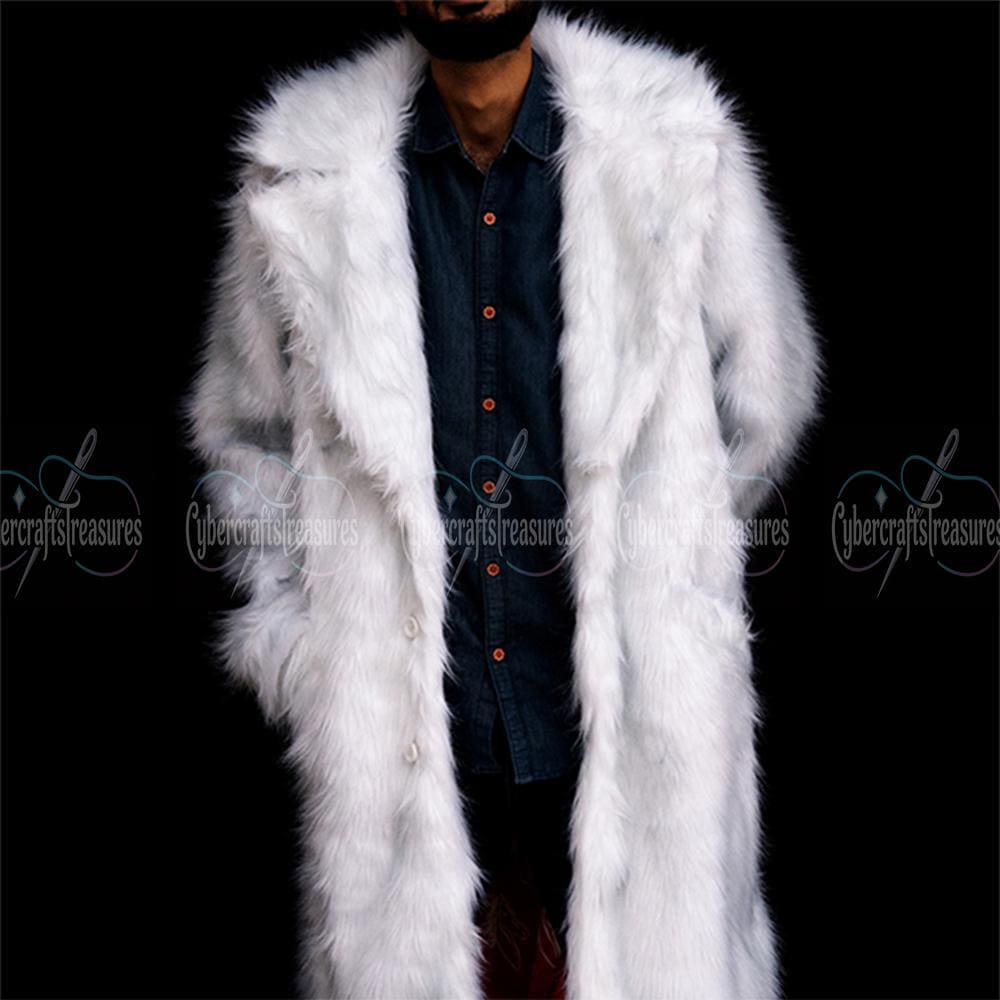 Handmade Ken White Faux Fur Coat: Ryan Barbie Cosplay Costume - Etsy