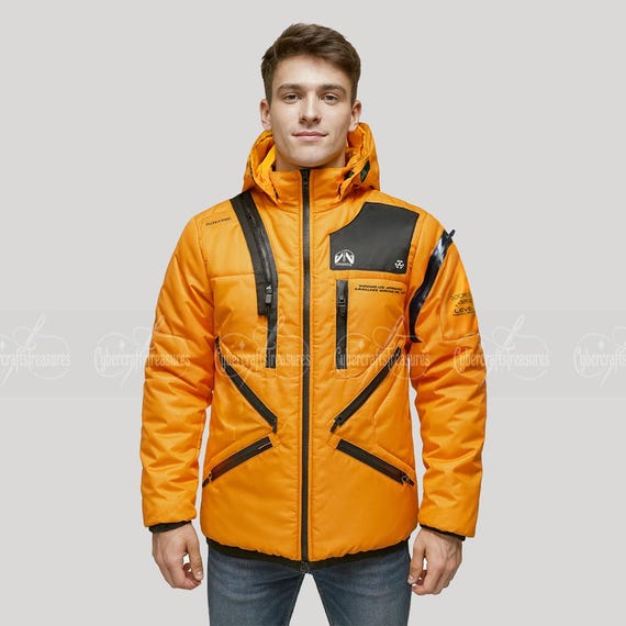 Handmade Men's Techwear Jacket - Cyberpunk-Inspired Jacket - Gaming Cosplay Costume