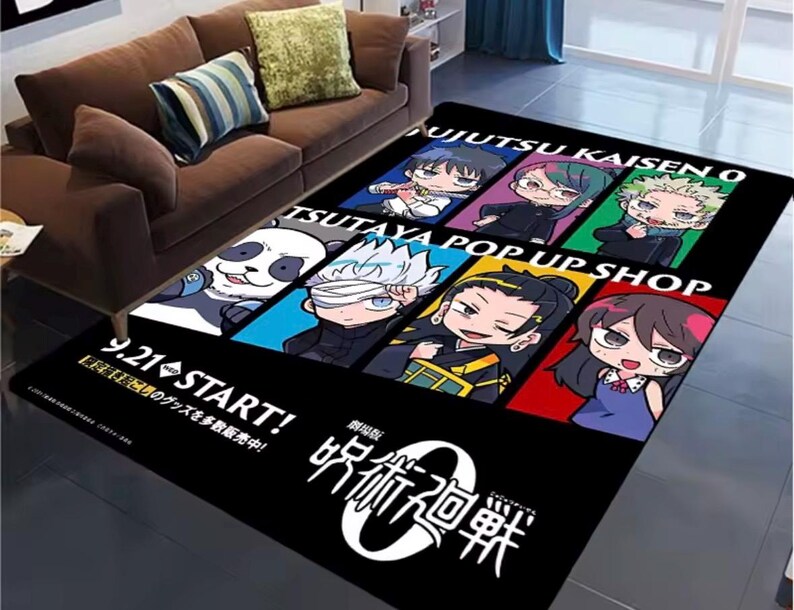 Jujutsu Kaisen Carpet Gojo Carpets Household Living Room 100x150 - Etsy