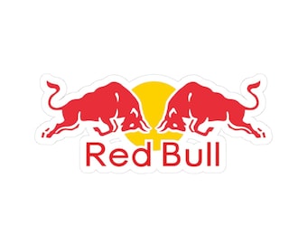 Red Bull Logo Sticker | Kiss-Cut Sticker
