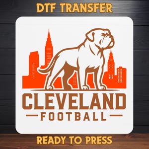 Cleveland Browns Brownie The Elf Die Cut Vinyl Decal – NFL Football Sticker