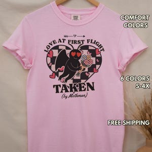 Mothman Comfort Colors Tee: Funny Cryptidcore T-Shirt