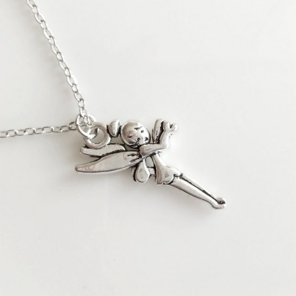Fairy Necklace Silver Boho Simple Minimalist Necklace Bridesmaid Wedding 4232