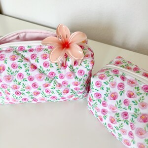 Nähanleitung für eine gesteppte Kosmetiktasche, ideal für Anfänger, in 2 Größen mit Videoanleitung Bild 9