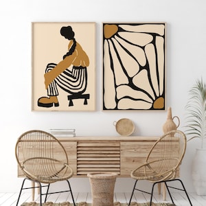 Set of 2 Henri Matisse Flower Market Prints: Botanical Art (Digital Download)