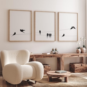 Tryptic Wall Art, Minimalist Art Prints, Printable Wall Art, Scandinavian Design, Home Decor, Set of 3 Prints, Triptych Wall Art